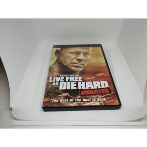 Live Free or Die Hard (Full Screen Edition) - DVD By Bruce Willis - VERY GOOD